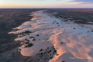 Mungo National Park aerial, Outback Rivers Drive